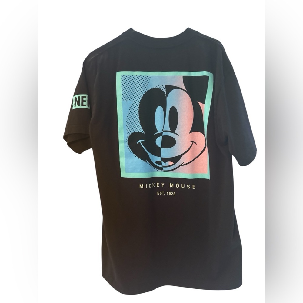 Disney Mickey Mouse NEFF Collab Graphic T-Shirt Men’s Large Black 100% Cotton
